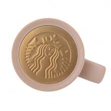 Starbucks Ceașcă de cafea Lucky Gold pentru birou, 355 ml, ușoară, luxoasă, de înaltă calitate, stil Ins, cană de apă de mare valoare, cană de birou pentru bărbați și femei, recomandare de cadou