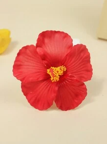 Hair Clips 1pc Faux Foam Plumeria Duck Clip Hair Clip, Nature Style Atmosphere, Suitable For Outdoor Photo Shooting Hair Accessories Elegant Claw Clips, School Stuff, College