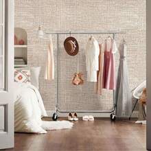 1 Cuộn Giấy dán tường vải lanh màu xám nhạt Trang trí nhà Tự dính Bóc và dán Giấy dán tường cho phòng ngủ Phòng ăn Tủ bếp Miếng dán tường Chống nấm mốc dày Giấy dán tường có thể tháo rời cho mặt bàn Cải tạo đồ nội thất - Màu be - Xem 3