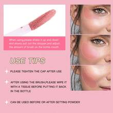 Ushas 6-Color Liquid Blush, Multi-Purpose Makeup, Creates A Natural Blush, Bright Eyeshadow, Matte Natural Lip Gloss, Easy To Apply, Long-Lasting Moisture Retention, Enhances Complexion, And Creates A Delicate Makeup Look. Essential Beauty Item - #06 - Xem 5