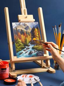 1/4/12 pezzi Tela su telaio professionale di misure 17,8 cm x 22,9 cm, 25,4 cm x 25,4 cm, 40,6 cm x 50,8 cm, 76,2 cm x 76,2 cm, 76,2 cm x 101,6 cm, Telaio in legno per galleria, pannelli di tela per pittura ad olio, acrilico, forniture artistiche per adulti e principianti, decorazione murale popolare