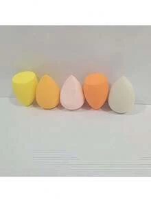 美妆蛋 5 件装，粉底混合美容海绵，液体、乳霜和粉末完美无瑕，多色化妆海绵，无乳胶干湿粉底卸妆膏，适合所有肤质。适合日常化妆、舞会、婚礼、购物、约会、晚宴团队建设、节日化妆、母亲节礼物、毕业季礼物、节日睫毛、狂欢妆容、狂欢派对、化妆、便宜、房间装饰、梳妆台、旅行、卧室、化妆配件、粉扑、化妆搅拌器、粉扑、化妆海绵