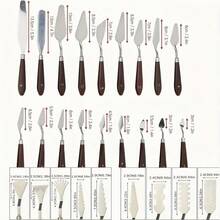 27pcs Stainless Steel Palette Knife Set, Professional Painting Scraper Set For Gouache, Acrylic And Oil Paint - Sets - View 3