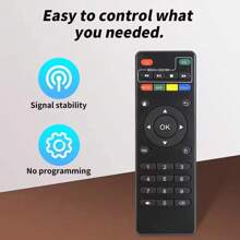 Replacement Remote Control For Mxqpro Android TV Box 4K Smart Media Player X96s X96mini T95 T9 X96Q H96 TX3mini