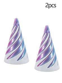 1 pieza/2 piezas Juguete reversible en espiral cónico cilíndrico impreso en 3D, Juguete giratorio de estructura en espiral para escritorio, regalo de fiesta de cumpleaños, accesorio para adolescentes, juguete antiestrés de giroscopio - Multicolor - Ver 20