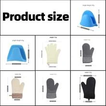 4-Piece Set Of Silicone Cooking Tongs Gloves - Silicone Pot Holders,Silicone Gloves, Heat - Resistant Silicone Cooking Tongs Gloves, Silicone Heat - Insulation Pads. Suitable For Kitchens, Cooking, Baking, Grilling - Heat - Resistant Gloves (Multi-Color)