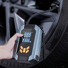 SUITU 无线汽车应急启动器，带空气压缩机，12V 便携式汽车电池增压器和 150 PSI 轮胎充气泵，带 14.8V 1800mAh 移动电源的汽车应急启动盒，适用于汽车/摩托车/自行车/篮球的智能气泵。 - 无线 - 查看 4