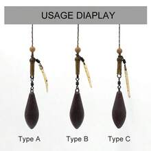 20pcs Carp Fishing Accessories Helicopter Rig Chod Heli Buffer Sleeves Quick Change Swivel Line Aligner For Carp Fishing Tackle - Brown - View 3