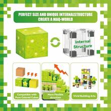 150 khối xây dựng 3D từ tính sáng tạo thế giới phiêu lưu khai thác mỏ, đồ chơi xây dựng từ tính, đồ chơi giáo dục hình khối hình học tự làm cho trẻ em - Nhiều màu - Xem 4