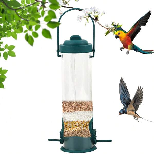 Outdoor Vogelhaus, Wildvogelhaus, hängendes Plastikvogelhaus für Rasen und Garten zur Verwendung Outdoor, um Vogelbeobachtung zu genießen