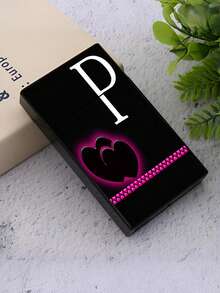 1 hộp đựng thuốc lá chữ đen, đựng được 20 điếu thuốc, phụ kiện hút thuốc chống thấm nước và chống đè bẹp, phong cách ngọt ngào và sành điệu, có 26 mẫu thiết kế, phù hợp cho cả nam và nữ, ý tưởng quà tặng tuyệt vời cho mọi mùa - màu đen - Xem 16