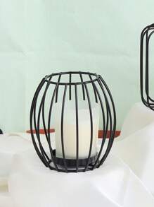 1 Pieza/1 Set Portavelas de hierro forjado creativo, Portavelas de estilo moderno, Para decoración del hogar, Decoración de mesa del hogar, Decoración del centro de velas, Decoración de boda, Portavelas para cena romántica de San Valentín, Fiesta de cumpleaños, Decoración navideña, Día de San Valentín familiar