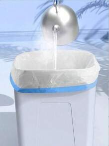 15/75/150 piezas Bolsas con cordón Trash, adecuadas para cocina pequeña, baño, dormitorio, extra resistentes, bolsas de basura sin olor, Disposable Bag Bolsa, forros de latas, artículos de limpieza, uso comercial, aptas para la cocina, sala de estar, cuarto de baño y oficina