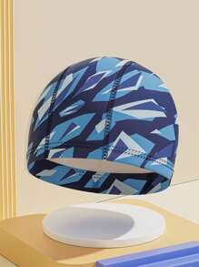 1pc/4pcs Boys Swim Caps Bathing Swimming Hats Unisex Polyester Bathing Pool Cap Summer Swimming Hats For Boys Girls Toddlers Long Short Hair