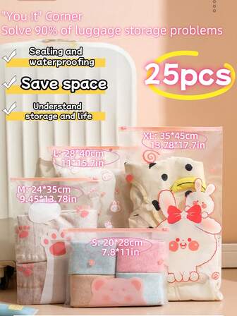 25/5/1pc Clear Storage Bags For DIY Craft Supplies, Shipping Packaging Bags, Frosted Zipper Plastic Bags For Keeping Clothes Clean, Clear Plastic Garment Bags For Packing T-Shirts, Shirts, Documents, Clothes Plastic Seal Bags, Reusable Use Frosted Resealable Bag, Hospital Bag Maternity Essentials Travel Storage Bag Organizer Space Saving Storage Bag Shoes Cosmetics Travel Room Decor Home Decor Bed Room Decor Bedroom, Organizer, Home Storage