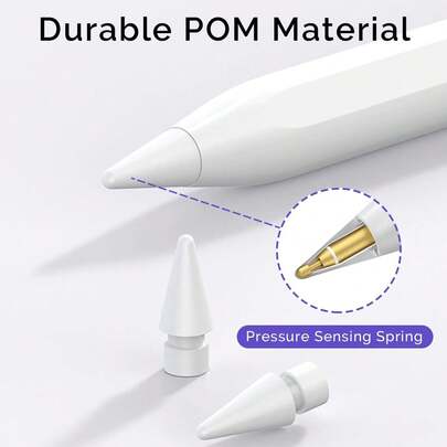 适用于 Apple Pencil Pro 的替换笔尖，升级笔尖，兼容 Apple 第二代/第一代 USB-C 笔和蜡笔式数位笔，针尖笔尖带笔盒，专业笔套装，生日/节日礼物，送给母亲、家人、朋友，笔配件