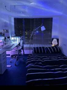 Aurora Wave LED Projector, Northern Lights & Ocean Wave Night Light With Remote Control, USB Powered, Suitable For Bedroom, Gaming Room, Home Theater Decor, Ambiance Lighting And Relaxation