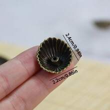 Quemador de incienso creativo en miniatura, soporte de perfume de alloy, difusor de fragancia para el hogar, portavasos de estilo chino retro