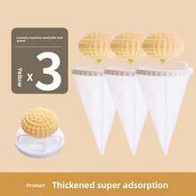 iDestry Waschmaschinenfilter Bildschirm Anti-Verwicklung Anti Klebende Entfernung Haar Saugen Reinigung Schwimmende Objekte Flecken Wäsche Kugel