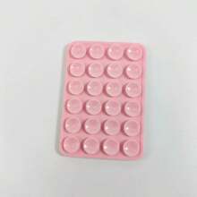 48pcs Double-Sided Silicone Suction Cup Phone Stand, Minimalist Suction Cup Sticker Non-Slip Phone Case Portable Detachable Phone Holder, Square Anti-Drop Phone Suction Cup Stand, Halloween Gift