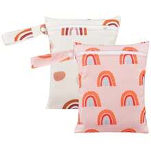 Waterproof Cloth Diaper Wet Dry Bags, Reusable Wet Bags For Swimsuits&Baby Clothes, Portable Wet Bag, With Zipper Closure And Handle, For Travel And Outdoor Use - Multicolor - View 20