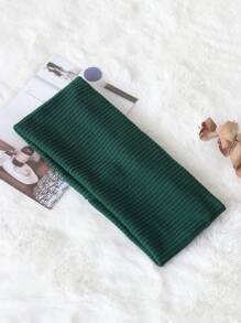 Diadema a rayas de color liso para mujer (1 pieza), versátil para lavarse la cara, maquillarse, hacer deporte, usar a diario, como accesorio para el cabello, ideal para otoño, viajes y como detalle para rellenar calcetines navideños.