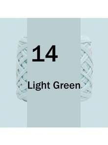 1/2 件 T 恤纱,大号 300g ± 20g T 恤纱卷 - 2 厘米宽,机织针织纱,柔软且用途广泛,适用于 DIY 工艺品,用于钩编和编织袋、靠垫、玩偶、毯子、拖鞋、手工艺钩编项目,有多种颜色可供选择,多色纱 | 涤纶纱 | 腈纶纱 | 钩编纱 | 工艺纱 | 鲜艳的纱球 | 多功能工艺材料、针织配件和用品 - 彩色 - 查看 29
