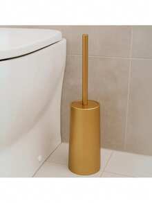Toilet Brush With Gold ABS Holder Create Build