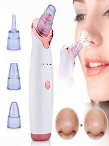 Blackhead Remover Pore Vacuum - USB Rechargeable Facial Pore Cleaner Kit For Adult Extractor Tool Multifunctional Cleaning Instructment Facial Beauty Container Massager