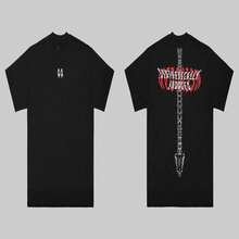 ドイツのなブランド Tシャツ女性の夏半袖 ラベルグループプリントカジュアルコットンオーバーサイズ Tシャツ女性女性ユニセックストップス - ブラック - チェックする 1