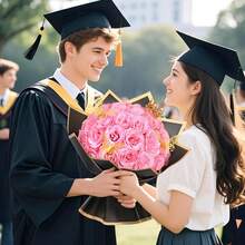 24/36 piezas de rosas artificiales con brillo y glitter | Rosas artificiales eternas para el Día de San Valentín, aniversarios, bodas, decoraciones del hogar - Rosa - Ver 3