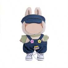 1 Set 17 Cm Doll Clothing Set (No Doll, Shoes, Glasses), Compatible With Labubu,Clothing Set Suitable For 6.7-Inch Doll Set, Fashionable And Unique Hat And Clothing Accessories, Suitable For First/Second/Third Generation Dolls To Play And Display ,Clothing Set Only,(Excluding Dolls And Shoes) - Multicolor - View 15