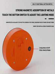 LED汽车应急灯手电筒磁感应频闪灯道路事故灯警示灯配件 - 白黃 - 查看 9