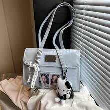 Women Crossbody - 藍色+小貓掛件 - 查看 2