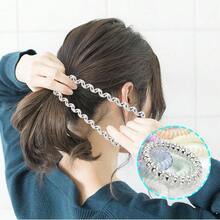 M32Pcs Spiral Hair TiesNo Crease Coil Hair Ties Phone Cord Hair Elastics Coils Candy Colors Spiral Bracelets Ponytail Holders Hair Accories For Women Girls5001 - 什錦顏色 - 查看 3