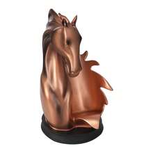 Eatssode Portabotellas de vino, botellero de mesa, estatua de caballo, ideal como bodega de vinos para el hogar, cocina, almacenamiento decorativo, soporte para vino para sala de estar, cocina y bar.