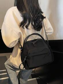 简约轻便休闲包，时尚百搭，女士斜挎包，日常纯色大容量，时尚单肩手提包，通勤包，适合工作通勤和户外购物