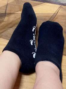 黑色保湿手套和袜子，凝胶水疗保湿疗法袜子和手套，软化修复干裂，手足皮肤护理，有效修复干燥和皲裂的手足皮肤护理（4 件）