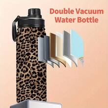 1 ấm đun nước dung tích lớn 18oz họa tiết da báo, chất liệu thép không gỉ, giữ ấm - giữ lạnh, rất thích hợp cho gia đình, ngoài trời, thể thao, nắp di động, rất tiện lợi khi sử dụng, là món quà lựa chọn hàng đầu cho Giáng sinh, sinh nhật hoặc kỷ niệm. - Nhiều màu - Xem 6