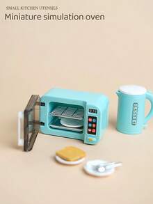 Miniatur-Haushaltsgeräte, Camping-Geschirr-Set, dekorative Sammlerstücke, Dessert-Tisch-Accessoires, Aktivitäts-Displayprops, realistische Modelle, Spielzubehör, Rollenspiel-Set - Verschiedenfarbig - Übersicht 6