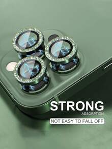 3 Packungen für iPhone 13 Pro/13 Pro Max Glas 17 17 Pro 17 Pro Max 17 Air /16 Pro Max/16/16 Pro/16 Plus/15 Pro Max/15/15 Plus/15 Pro/14 Pro Max/14/14 Pro/14 Plus/13/12/11 Kameraobjektiv Schutzfolie Bling, 9H gehärtetes Glas Kameraabdeckung Bildschirmschutz Metallring Dekorative Zubehörteile für Handyhüllen, Handyzubehör