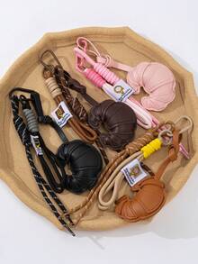 PU Faux Ox Horn Bag Charm - Multicolor - View 3