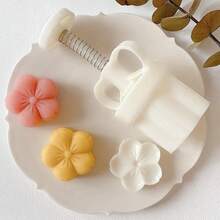 Mold Ejector Kit For Brigadeiro And Sweets Max Flower Heart Arabesque Gourmet Sweets - Màu be - Xem 6