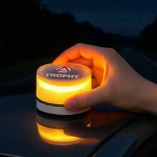 Trophy - V16 baliza de emergencia, IoT Luz de Emergencia V16 con Geolocalización, Exigible a Partir de 2026, Baliza Conectada con DGT 3.0, Señal V-16 para Coches, Aviso Ubicación.
