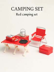 Miniature Appliances, Camping Tableware Set, Decorative Collectibles, Dessert Table Accessories, Activity Display Props, Realistic Model, Game Accessories, Roleplay Set - 彩色 - 查看 13