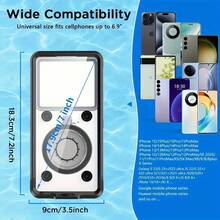 Ốp điện thoại chống nước đa năng 6.9 inch - Màn hình cảm ứng có chân đế, chống sốc và chống rơi - Phù hợp với mọi điện thoại thông minh - Món quà hoàn hảo cho người đam mê thể thao dưới nước - Nhiều màu - Xem 5
