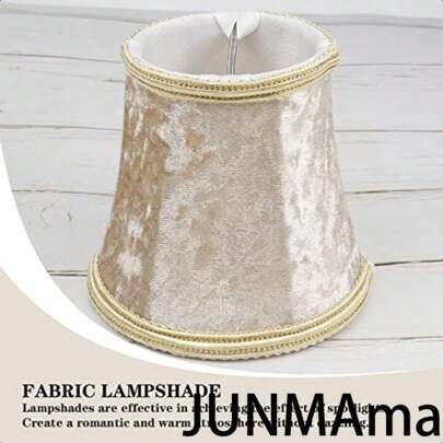 Modern European Flannel Lampshade Royal Style Fabric European Clip Chandelier Wall Lamp Shade For Table Living Room Bedroom Kitchen