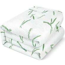 DORM COLCHONES Protector de Cuna Cubre colchón (50x90) Impermeable para Colecho bebé, 100% Bambú Transpirable 18 Certificaciones Internacionales by Colchones Dorm - Verde Oliva - Ver 4