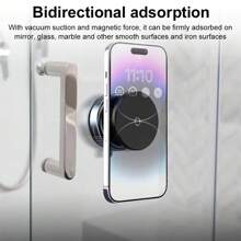 Base rotante a 360 gradi, supporto per telefono auto con ventosa a vuoto e magnete, compatibile con e Android, regalo per compleanni, famiglia e amici, accessori auto