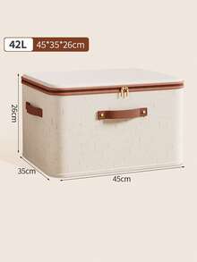 5 Größen verfügbar, großvolumige faltbare Aufbewahrungsbox mit Deckel, Haushalt Kleiderschrank faltbare Aufbewahrungskiste, Kleidung, Decken Organizer Box - Verschiedenfarbig - Übersicht 9